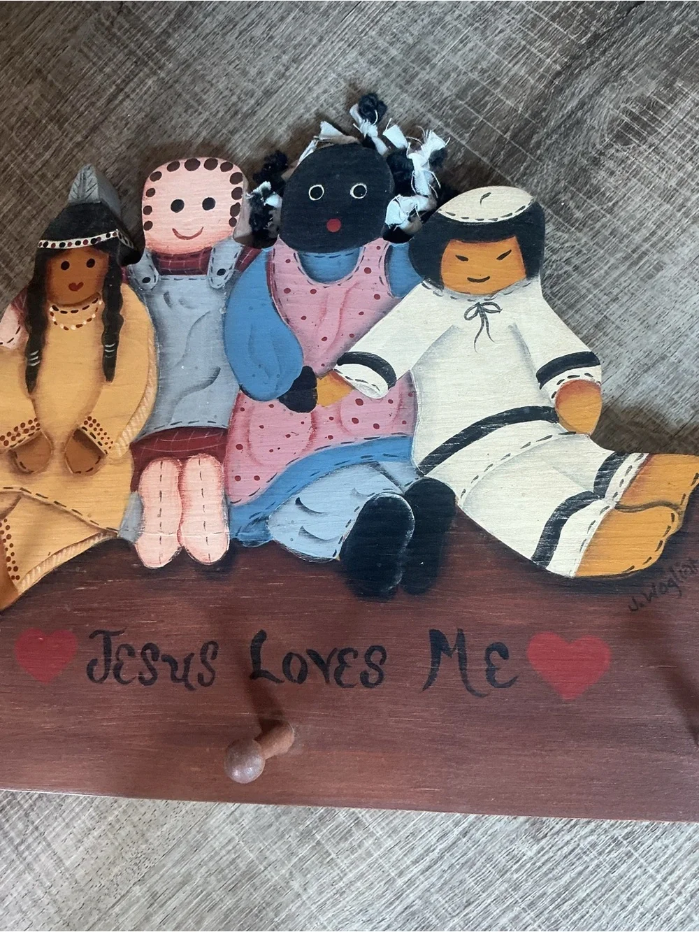 Handmade decorative wooden